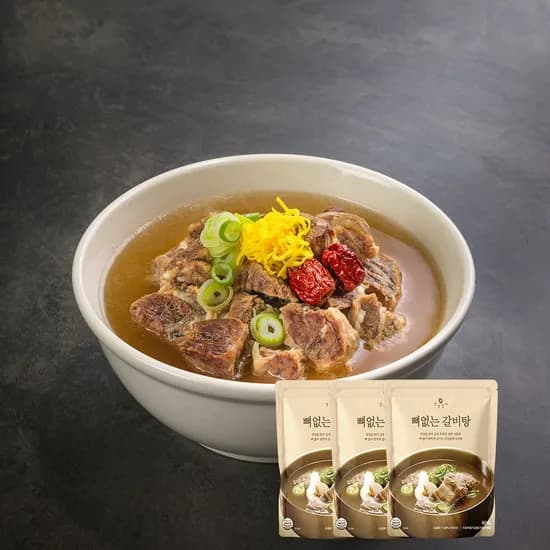 강강술래 뼈없는 갈비탕 600g 3개