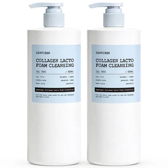 센티베르 콜라겐 락토 폼클렌징, 500ml, 2개