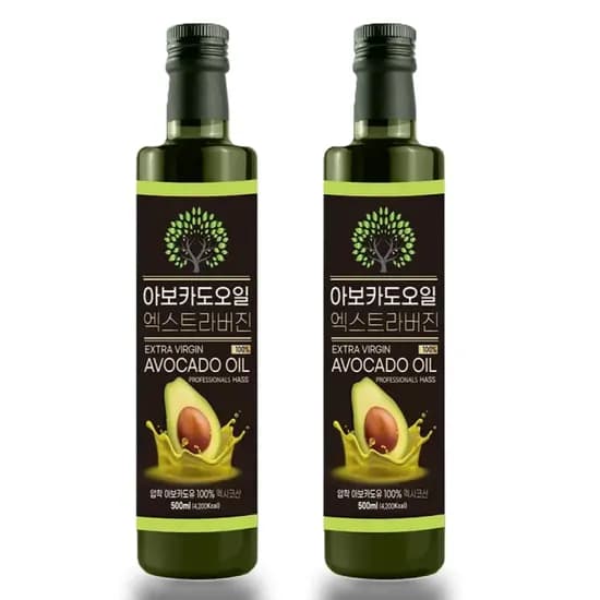 엑스트라버진 아보카도오일, 500ml, 2개