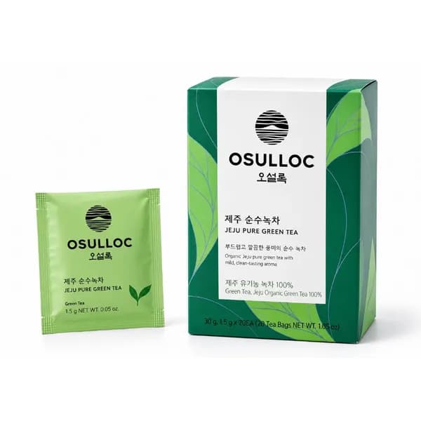 오설록 제주 순수녹차 2g 20개 1팩 14,890원