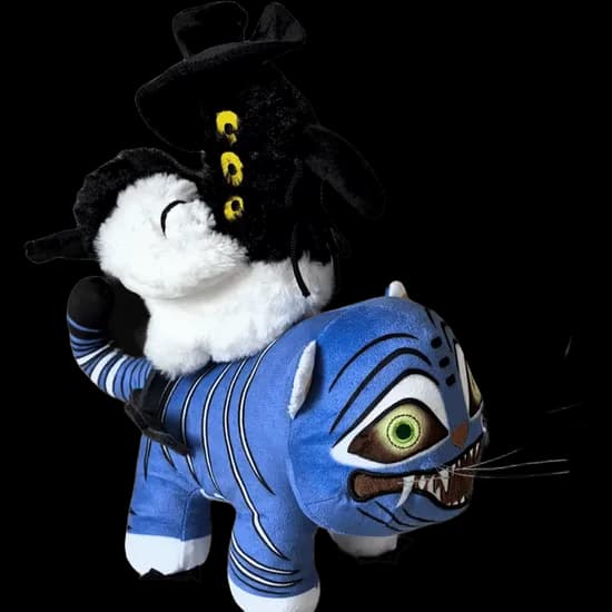 호랑이 인형, 더피 + 서씨, 25cm, 1개