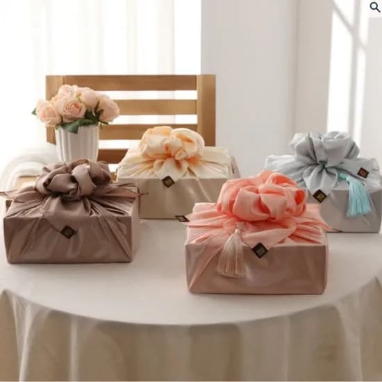 복라벨 보자기, 연회색, 대, 1개