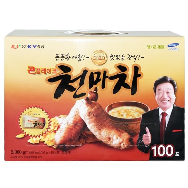 KY식품 콘플레이크 천마차 골드 20g 100포