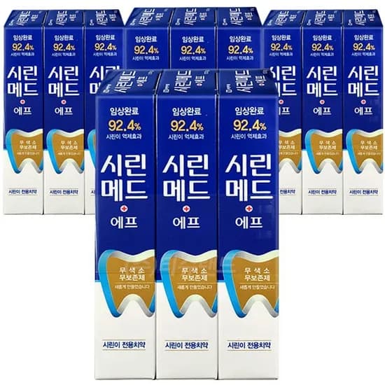 부광약품 시린메드 에프 치약 100g 12개