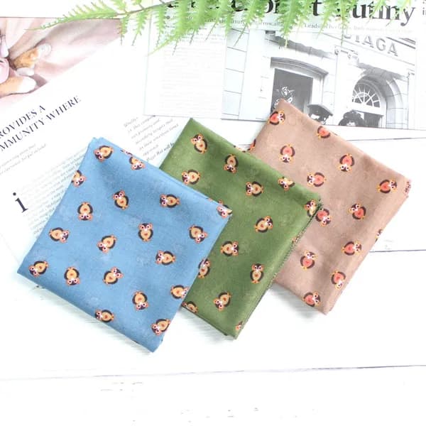 렌느 가제 면 손수건 하트부엉이 3장 1세트 12,900원