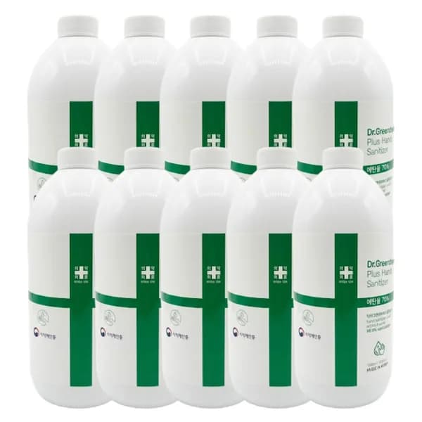 닥터그린데이에스 플러스 손소독제 리필 1000ml 10개