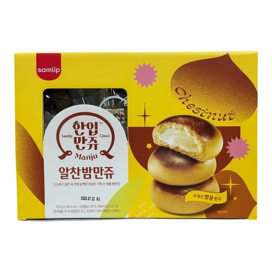삼립 알찬밤만쥬 750g 1개