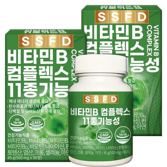 순수식품 비타민B 컴플렉스 11종기능성 90정 2박스