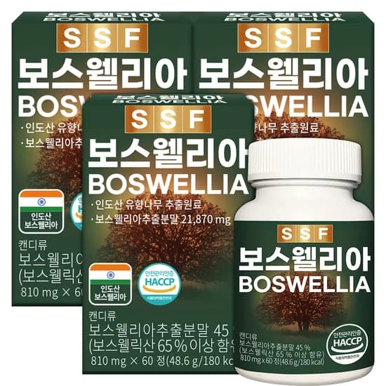 순수식품 보스웰리아 6개월분 60정 3박스
