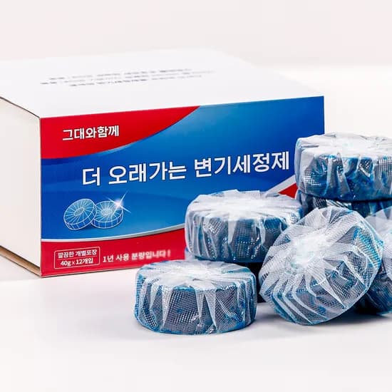 그대와함께 더 오래가는 변기세정제 40g 12개입 1박스