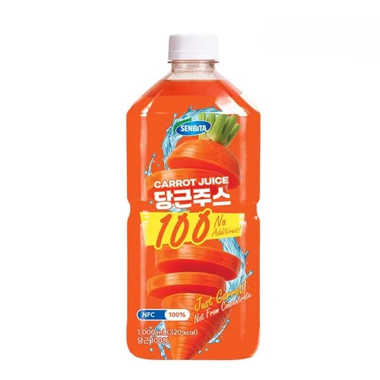 센비타 당근주스 100, 1000ml, 3개