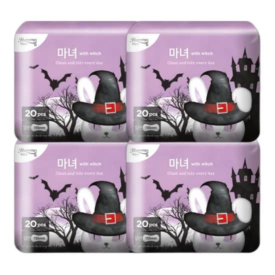 허밍스 일반 팬티라이너 20장 4팩