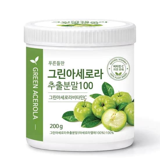 그린 아세로라 비타민C 추출 분말 200g 1통