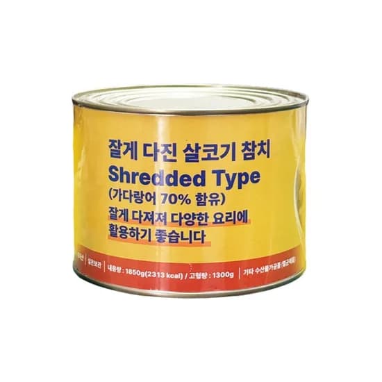 재호물산 잘게다진 살코기 참치 1.85kg 1개