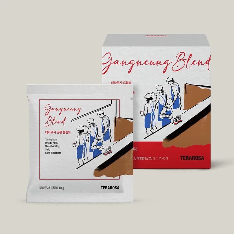 테라로사 강릉 블렌드 드립백커피 10g 10개입
