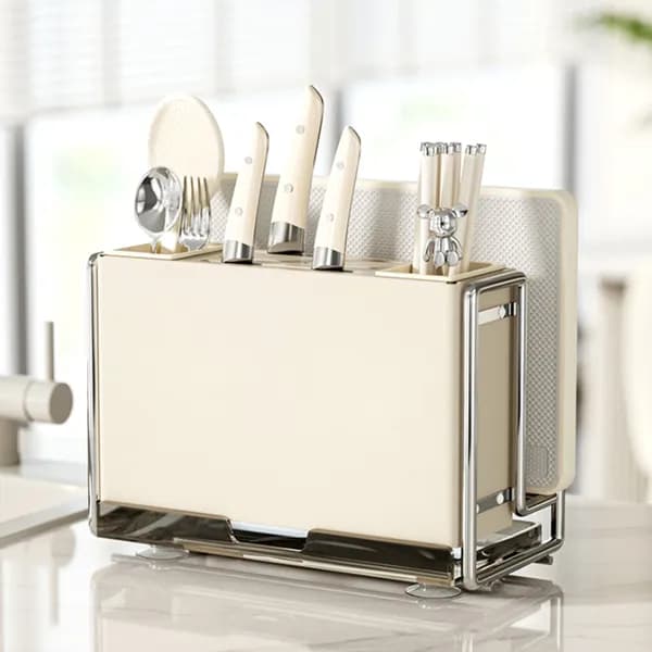 3in1 멀티 주방 싱크대 칼꽂이 칼보관함 후크고리세트 1개 24,900원