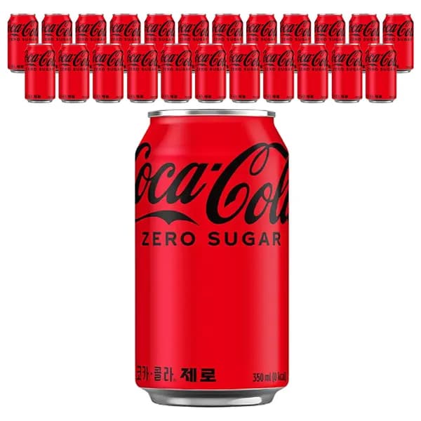 코카콜라 제로 350ml 24캔