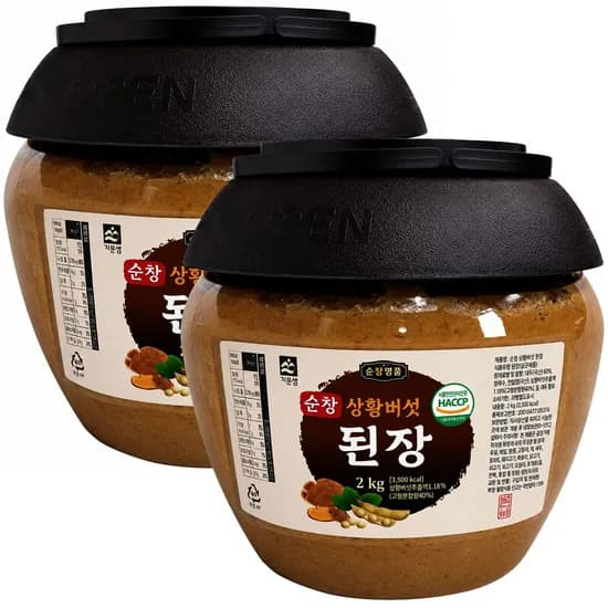 기픈샘 순창 상황버섯 된장, 2kg, 2개