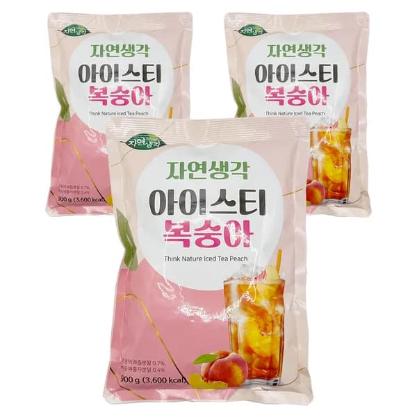 희창 아이스티 복숭아 맛 900g 3개