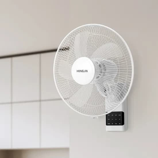 홍진테크 리모컨 벽걸이 선풍기, HJ-W110EFR, 좌우회전, 저소음, 3단 풍속, 45W, 1개