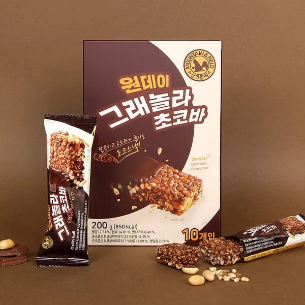 원데이 그래놀라 초코바 200g 3개 14,780원
