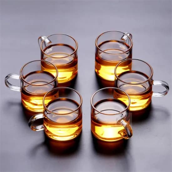 도도 내열유리 이중유리 찻잔 세트, 120ml, 6P세트, 1개
