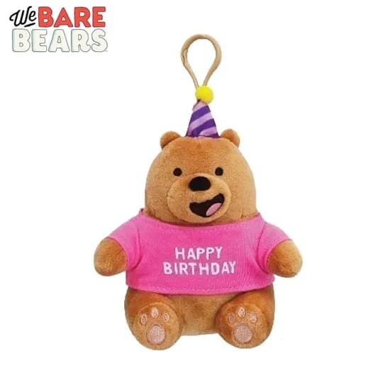위베어 베어스 그리즐리 생일 시팅 가방고리 15cm 1개