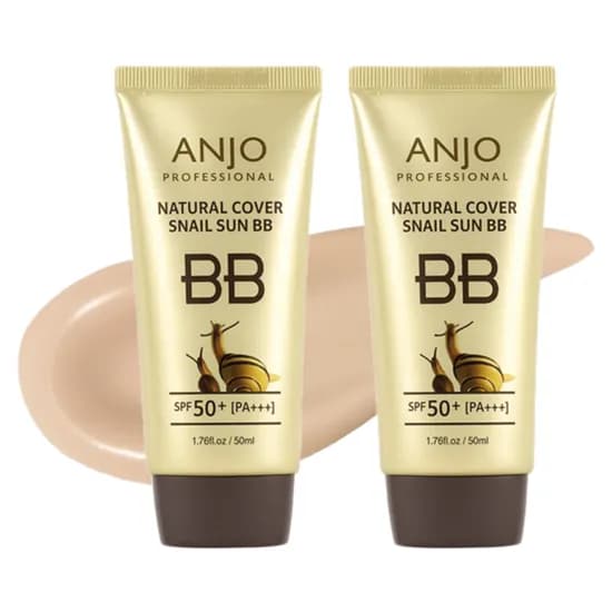 앙쥬 내추럴 커버 스네일 썬 BB크림 네츄럴 50ml 2개