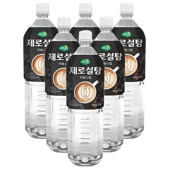 희창 카페시럽 제로설탕 1.45L 6개