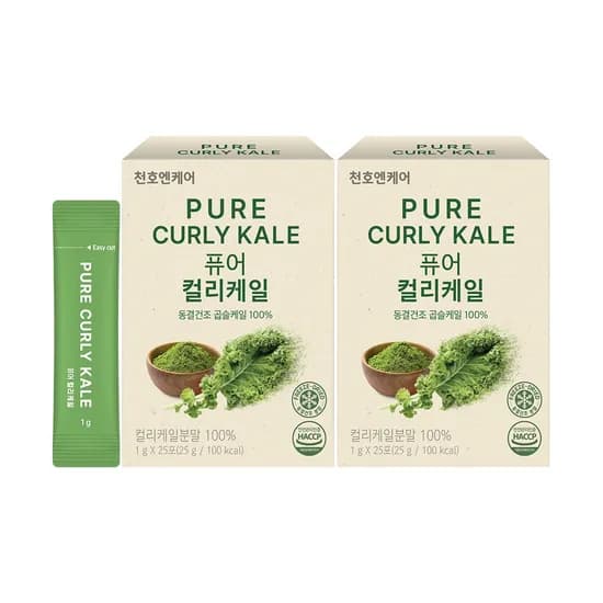 천호엔케어 동결건조 퓨어 컬리케일 1g 50개