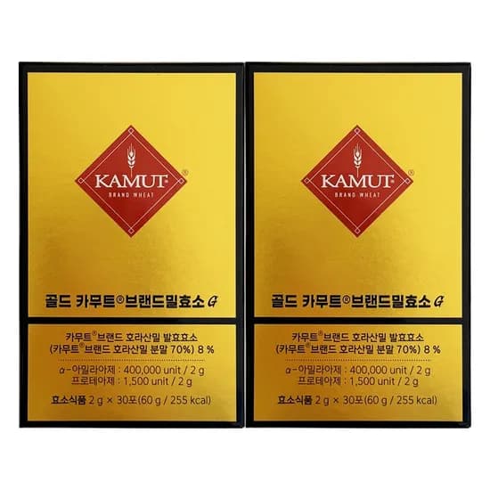 그레인온 골드 카무트 브랜드밀효소G 2g 30포 2박스