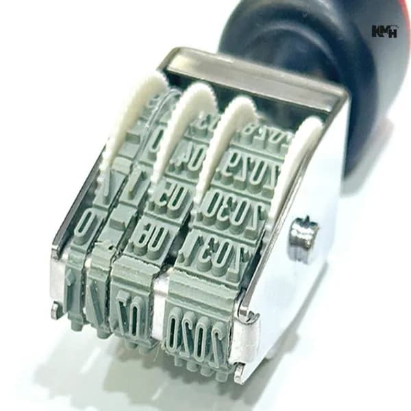 그린 날짜도장 D-4 (4mm), 1개