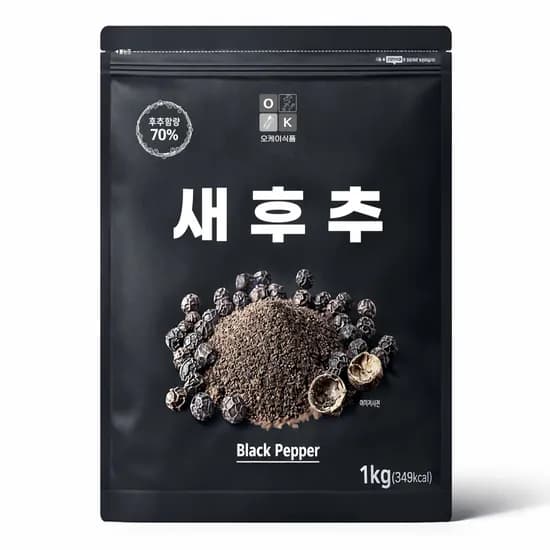 오케이 새후추 흑후추분말 후추가루 1kg 1개
