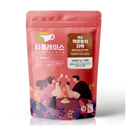 연고농장 국내산 볶은 맥문동차 50티백 1개