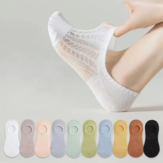 시원한 매쉬 여름덧신 페이크삭스, 혼합10종, 1개
