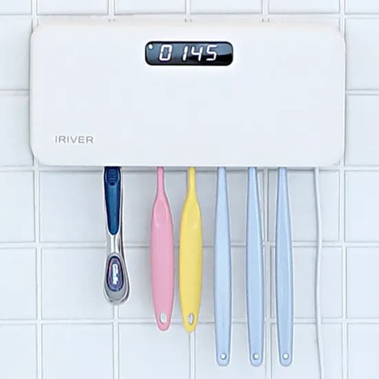 아이리버 가정용 열풍 건조 칫솔살균기 TM-9300 블루 1개