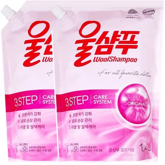 애경 울샴푸 1.4L 2개