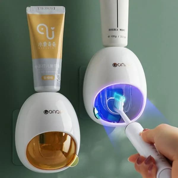 자동 치약 디스펜서 청녹색 1개
