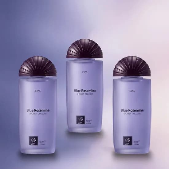 에바스 블루 로즈마인 샤워코롱 로즈부케향 185ml 3개