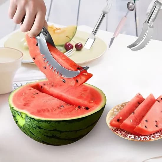 그린폰드 다용도 수박칼 커팅포크, 1개