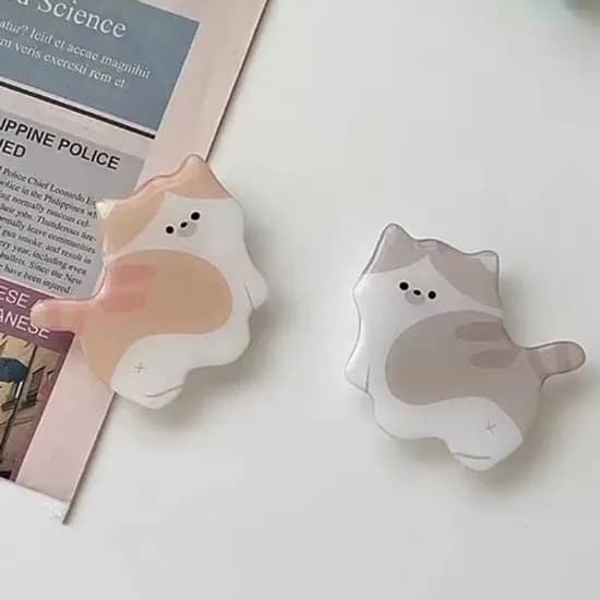 궁둥이팡팡 톡 스마트톡 휴대폰 거치대 그레이 1개
