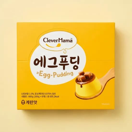 클레버마마 에그푸딩 100g 6개입 11,500원