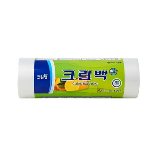 크린랩 크린롤백 위생롤백 중형 25x35cm 500매 1입 14,339원