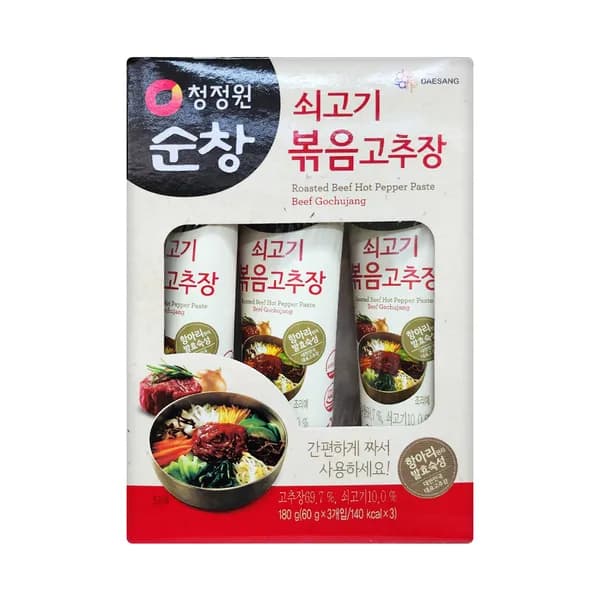 청정원 순창 소고기 볶음고추장 60g 3개입