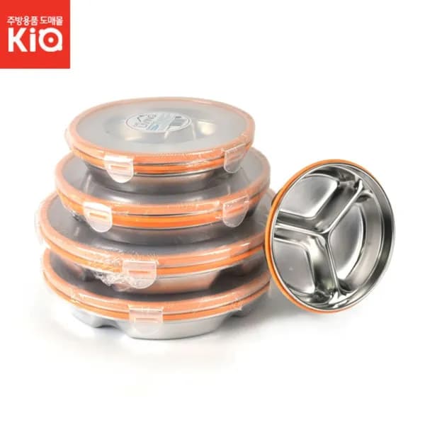 원리빙 칸막이밀폐용기 5칸 1개