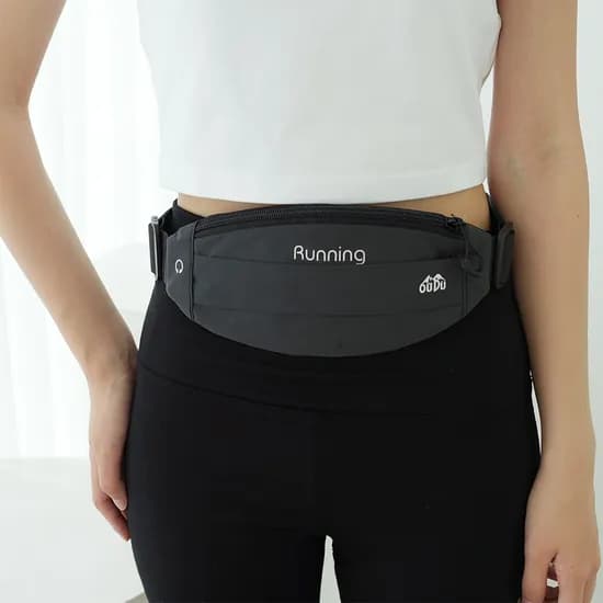 스포츠 방수 러닝벨트 블랙 1개