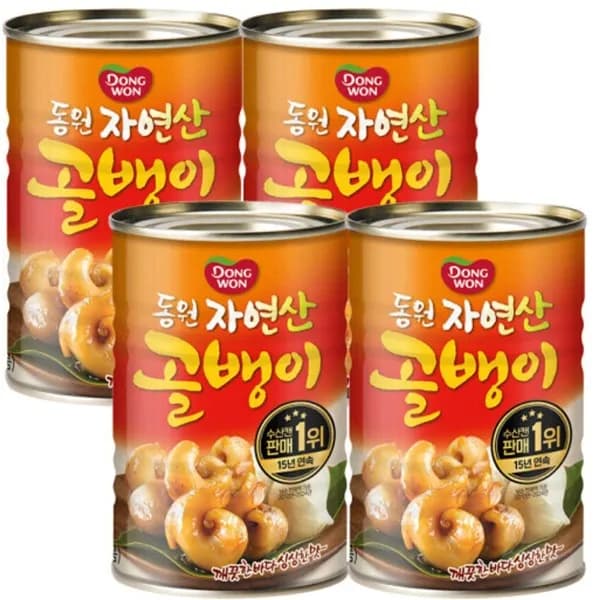 동원F&B 자연산 골뱅이 300g 4개