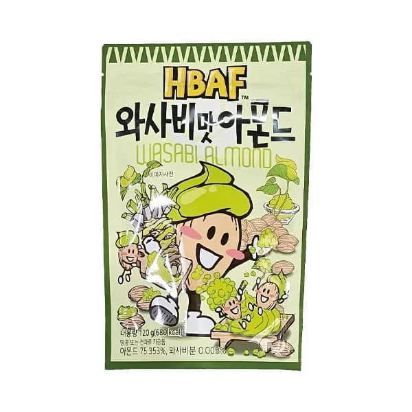 바프 HBAF 와사비맛 아몬드 120g 5개