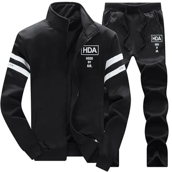 두줄 트레이닝복 세트 블랙 4XL(105-110) 1세트