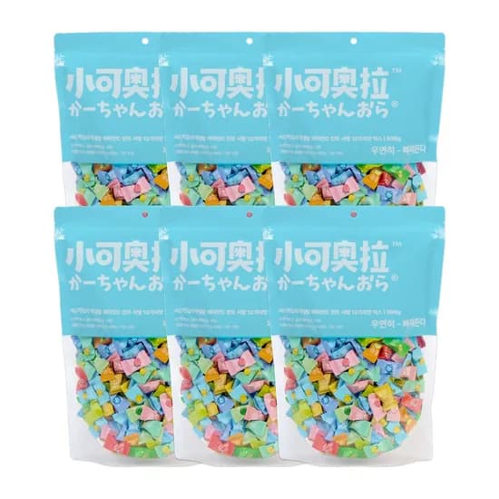 샤오커오라 비타민C 종합사탕, 500g, 6개